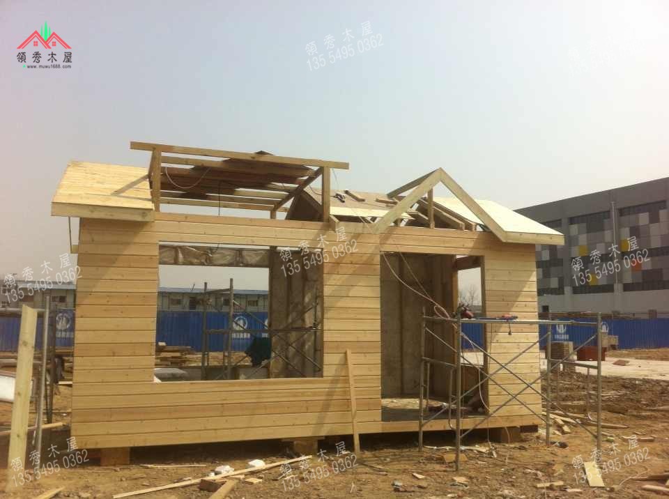 小木屋售卖亭建造