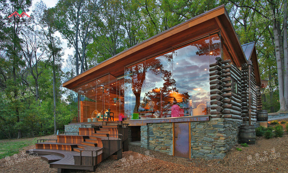 碳化木屋