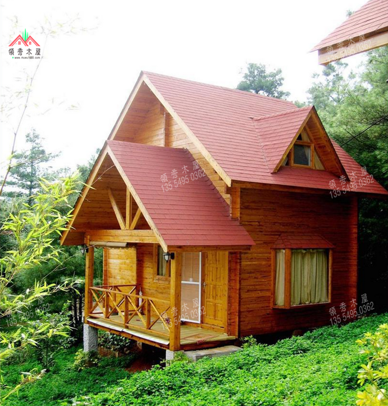 小型木别墅，重型井干式木屋