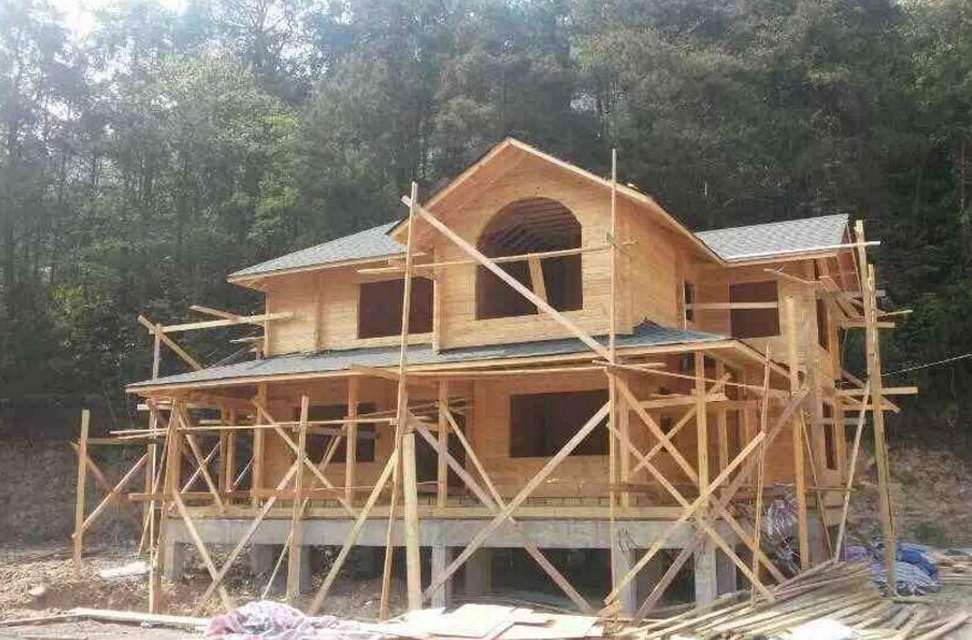 木屋建筑的屋架