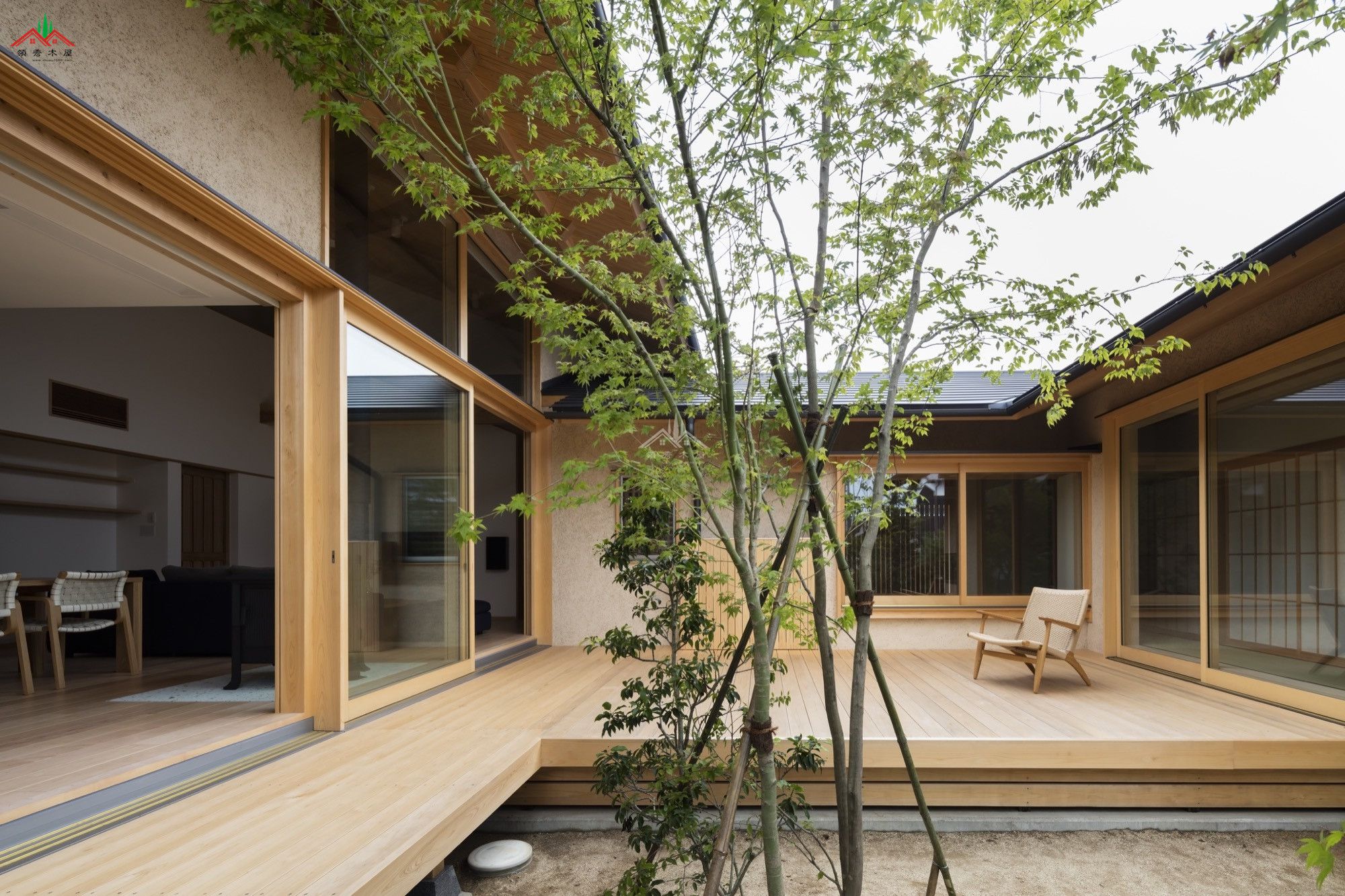 适合回农村乡下建造的新日式四合院木屋