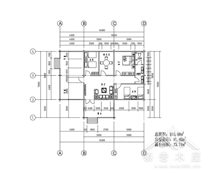 小木屋设计平面图